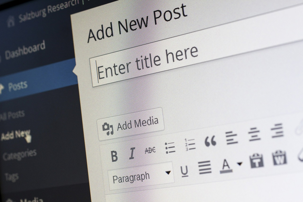 Wordpress Admin Area